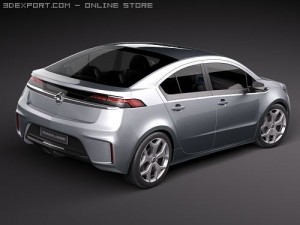 Opel Ampera Sedan 3D मॉडल