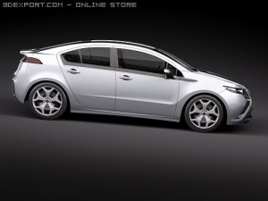 Opel Ampera Sedan 3D मॉडल