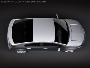 Opel Ampera Sedan 3D मॉडल