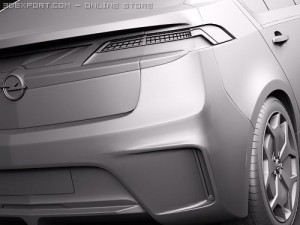 Opel Ampera Sedan 3D मॉडल