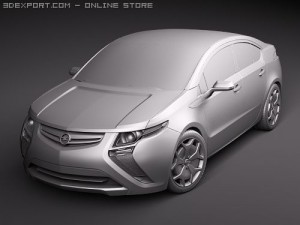 Opel Ampera Sedan 3D मॉडल