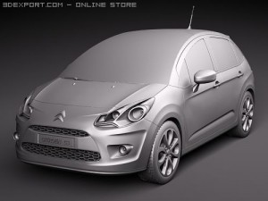 Citroen C3 2010 Model 3D