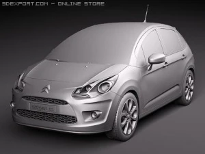 Citroen C3 2010 3D Model