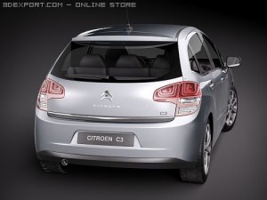 Citroen C3 2010 Model 3D