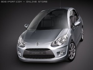 Citroen C3 2010 Model 3D