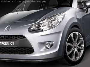 Citroen C3 2010 3D Model