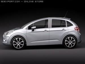 Citroen C3 2010 Model 3D