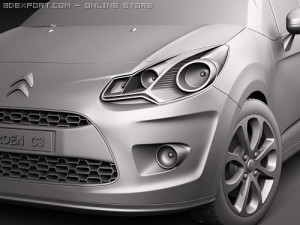 Citroen C3 2010 Model 3D