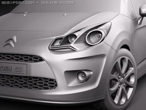 Citroen C3 2010 3D Model
