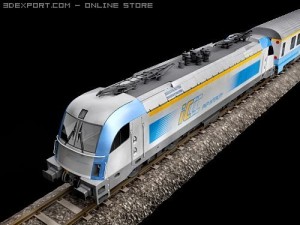 Taurus Train Model 3D