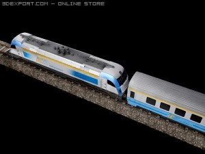Taurus Train Model 3D