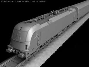 Taurus Train Model 3D