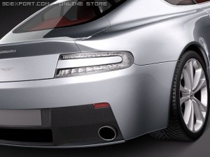 Aston Martin V12 Vantage 2010 3D Model