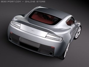 Aston Martin V12 Vantage 2010 3D Model