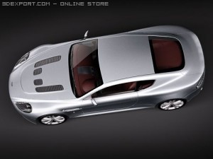 Aston Martin V12 Vantage 2010 3D Model