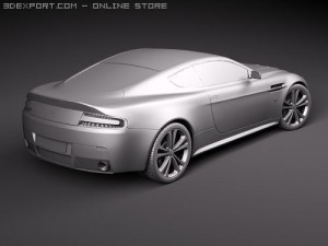 Aston Martin V12 Vantage 2010 3D Model