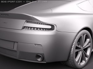 Aston Martin V12 Vantage 2010 3D Model