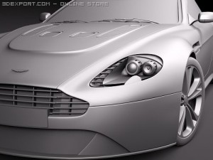 Aston Martin V12 Vantage 2010 3D Model