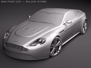 Aston Martin V12 Vantage 2010 3D Model