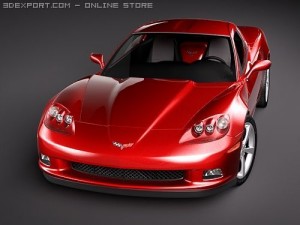 Chevrolet Corvette C6 3D Model