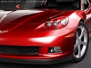 Chevrolet Corvette C6 3D Model