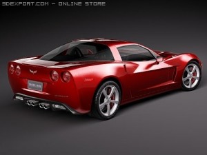Chevrolet Corvette C6 3D Model