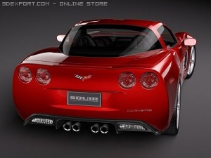 Chevrolet Corvette C6 3D Model