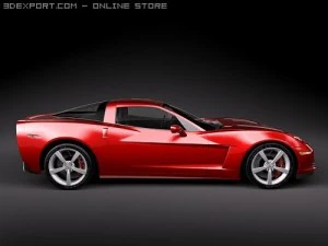 Chevrolet Corvette C6 3D Model