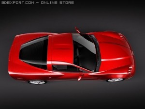 Chevrolet Corvette C6 3D Model