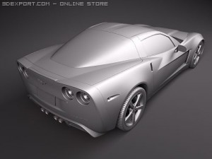 Chevrolet Corvette C6 3D Model