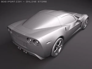 Chevrolet Corvette C6 3D Model