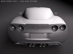 Chevrolet Corvette C6 3D Model