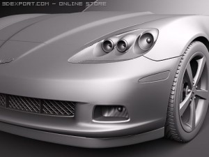 Chevrolet Corvette C6 3D Model