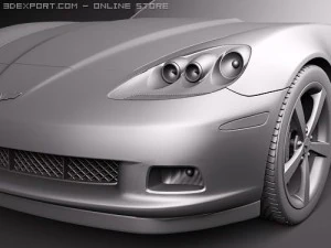 Chevrolet Corvette C6 3D Model