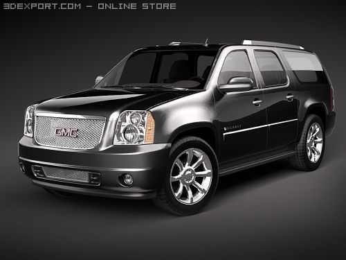 GMC Yukon Denali xl Modelo 3D .c4d .max .obj .3ds .fbx .stl .blend 