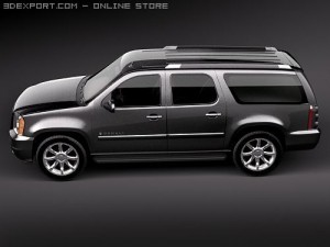 GMC Yukon Denali xl Modelo 3D