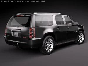 GMC Yukon Denali xl 3D Model