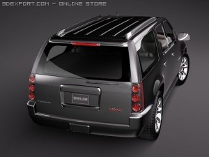 GMC Yukon Denali xl Modelo 3D