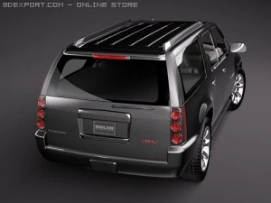 GMC Yukon Denali xl 3D Model