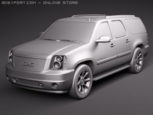 GMC Yukon Denali xl Modelo 3D