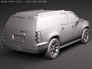 GMC Yukon Denali xl Modelo 3D