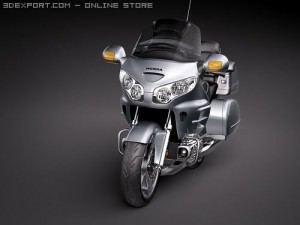 Honda Goldwing Model 3D