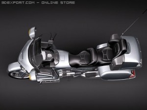 Honda Goldwing Model 3D