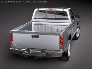 Chevrolet Colorado Regular Cab Modelo 3D
