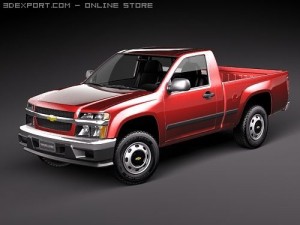 Chevrolet Colorado Regular Cab Modelo 3D