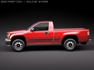 Chevrolet Colorado Regular Cab Modelo 3D