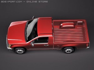 Chevrolet Colorado Regular Cab Modelo 3D