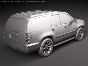 GMC Yukon Denali 3D Model
