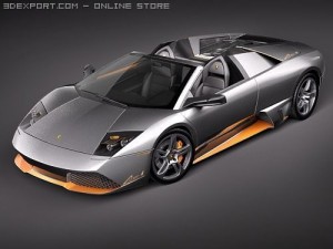 Murcielago LP650-4 Roadster Model 3D