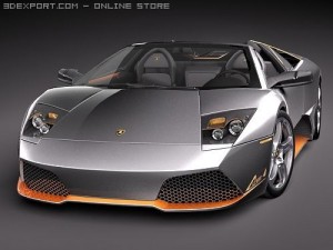 Murcielago LP650-4 Roadster 3D Модель